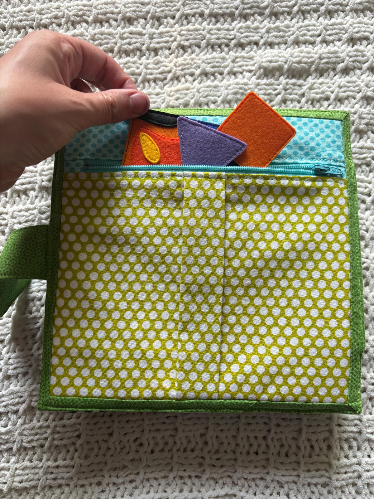 Playful Penguin Felt Busy Book | Montessori Toddler Sensory Activity Travel Toy