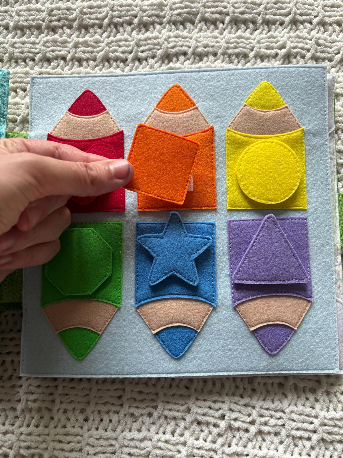 Playful Penguin Felt Busy Book | Montessori Toddler Sensory Activity Travel Toy