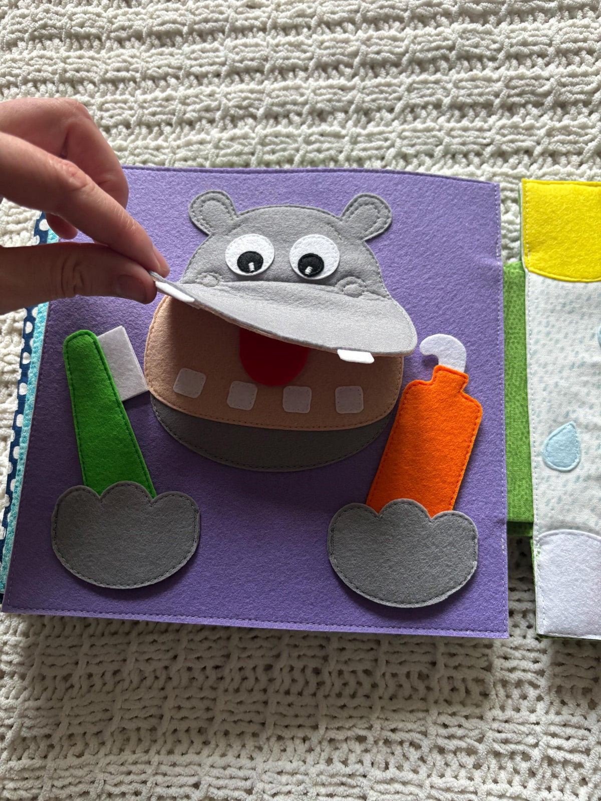 Playful Penguin Felt Busy Book | Montessori Toddler Sensory Activity Travel Toy