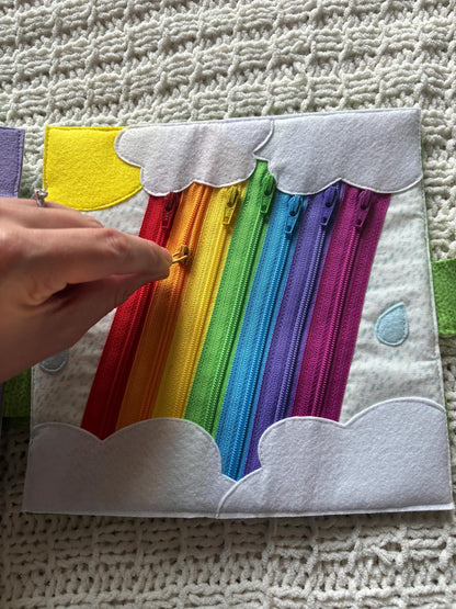 Playful Penguin Felt Busy Book | Montessori Toddler Sensory Activity Travel Toy